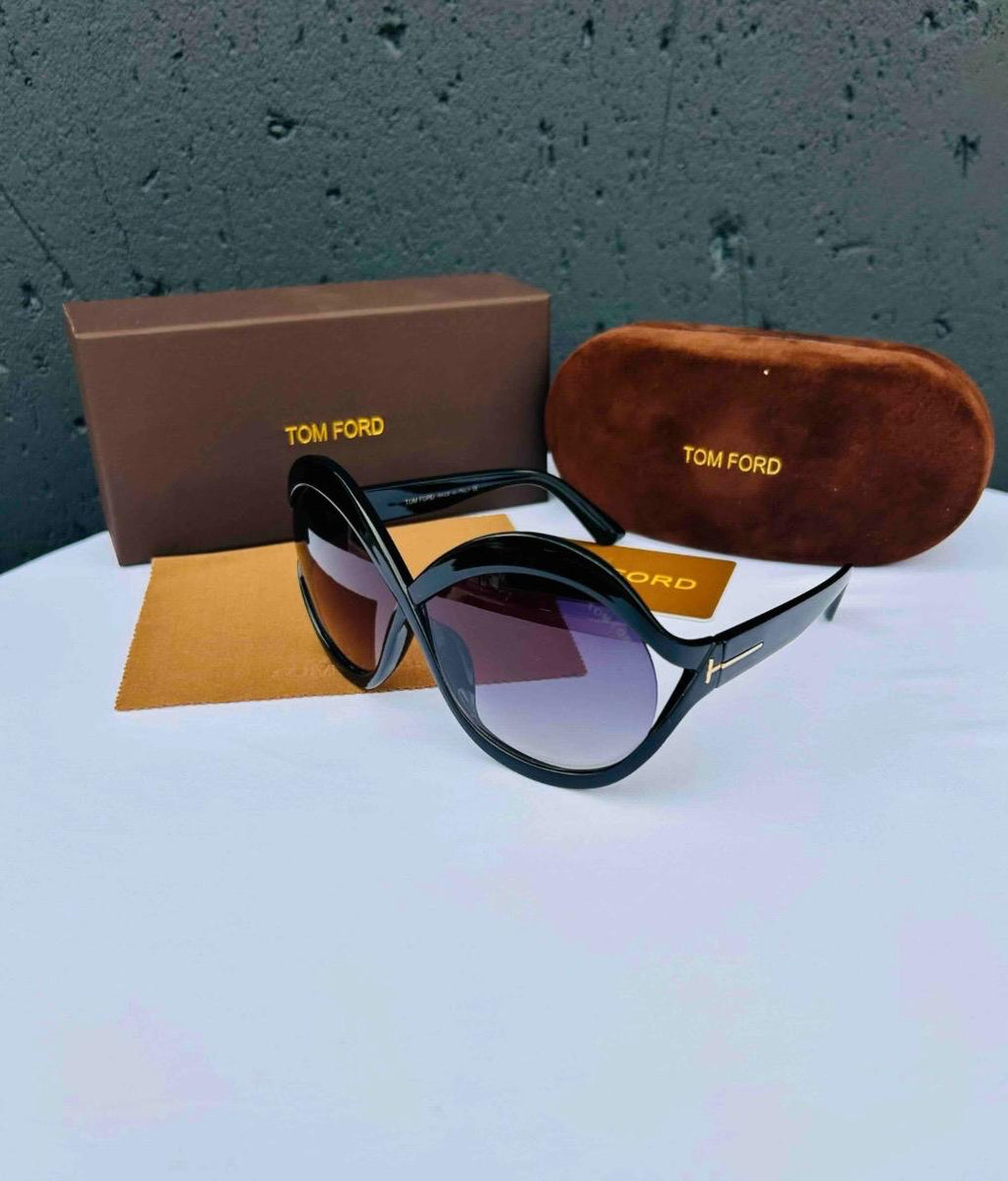 TOM FORD OVERSIZED GRADIENT LUXE SUNGLASSES