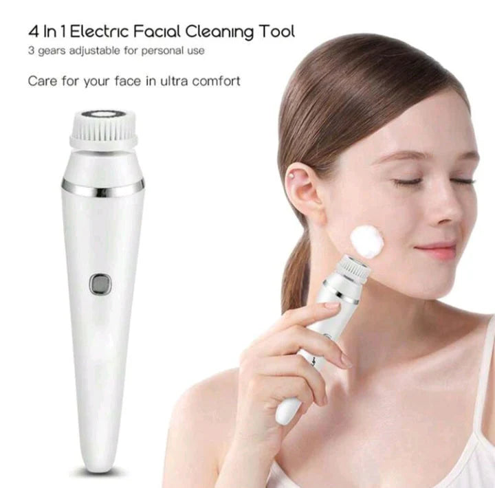 4-in-1 Rechargable Facial Cleansing Brush